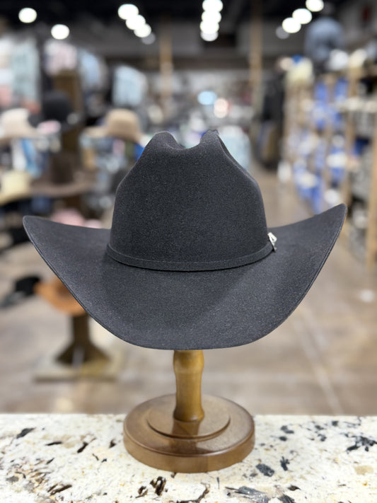 STETSON FELT 6X BLACK 250TH 4 1/4 BRIM