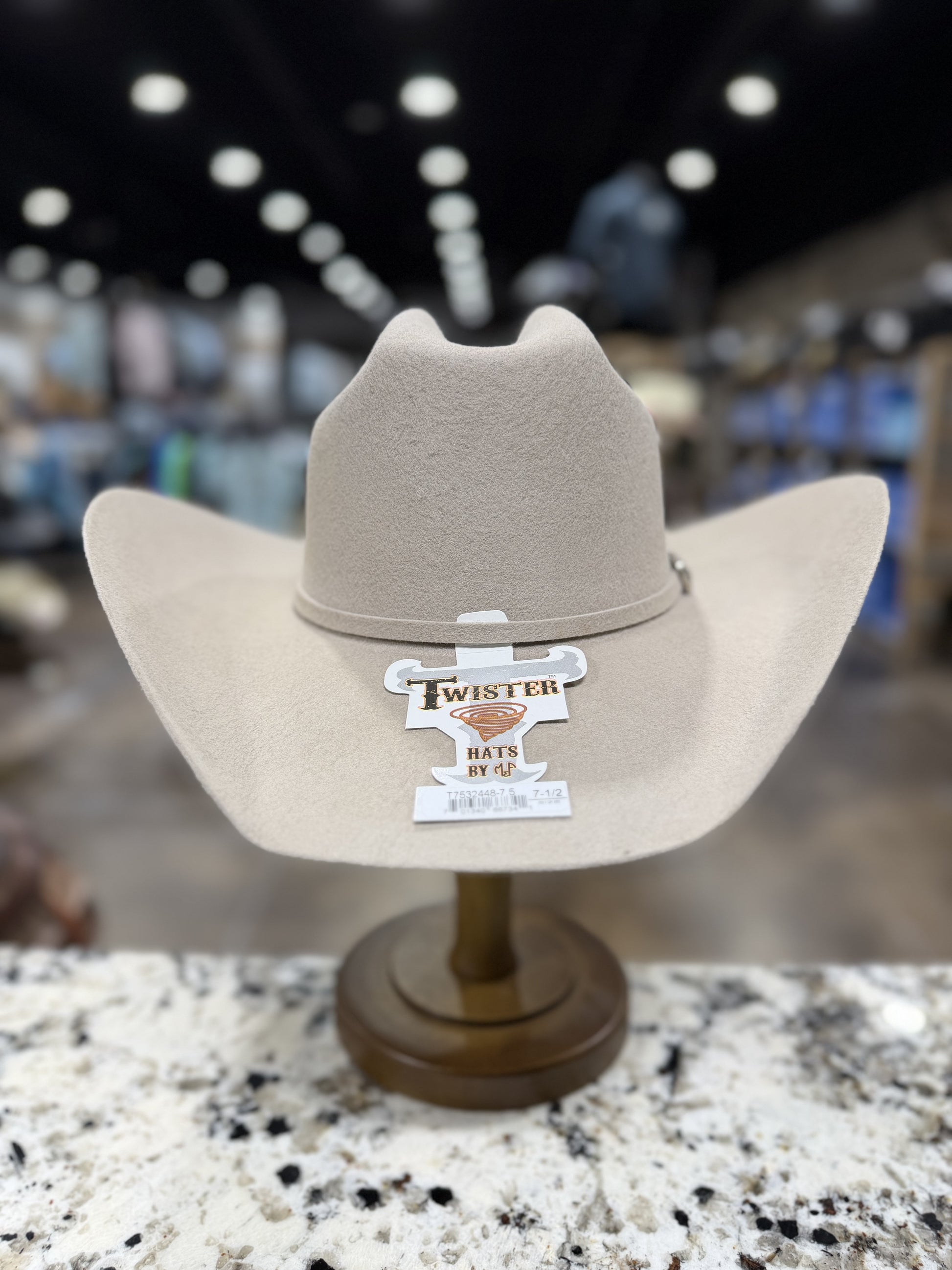 T7532448 | TWISTER FELT 2X  NATURAL EL PASO 4 1/4 INCH BRIM