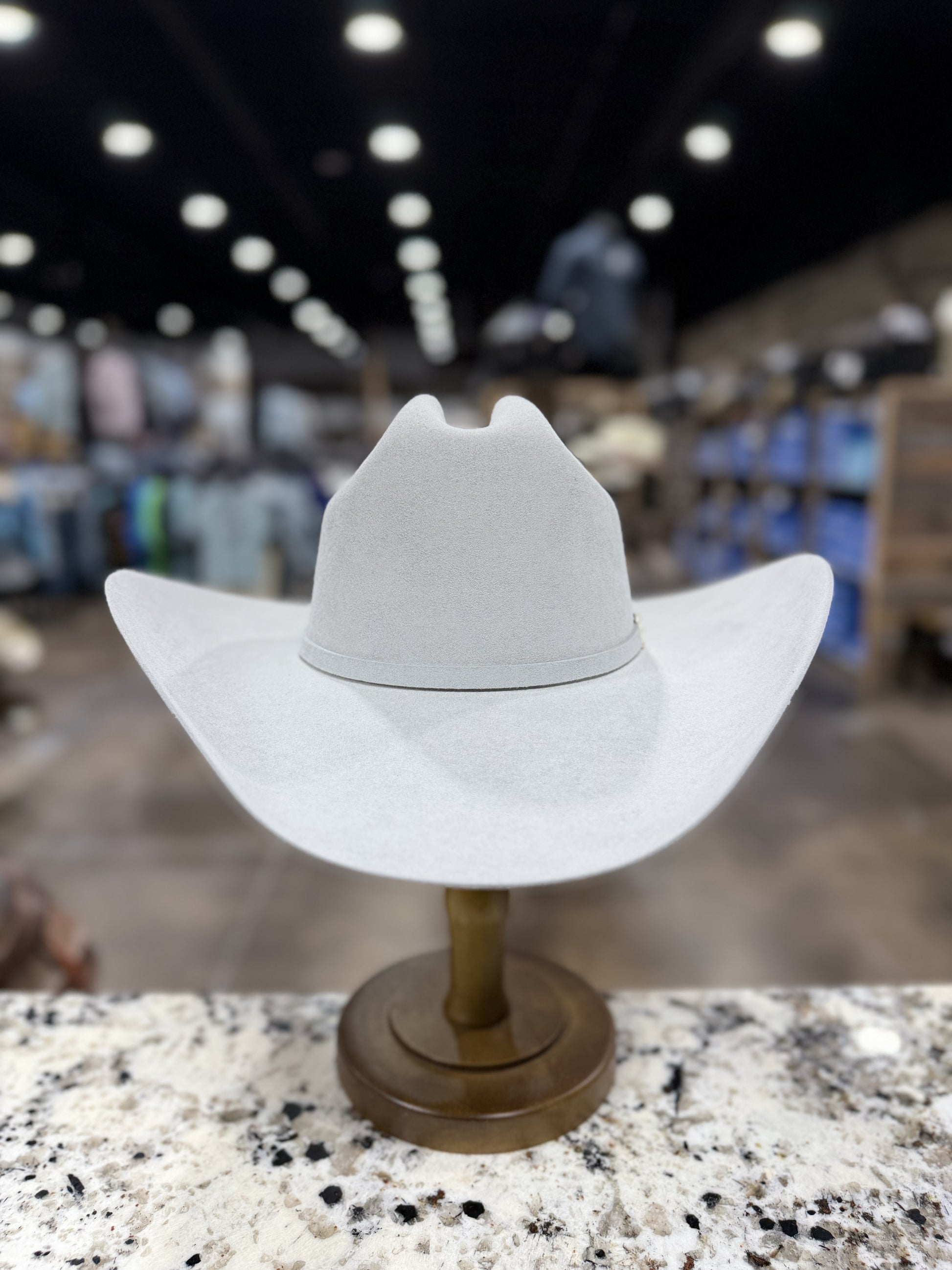 STETSON FELT 30X EL PATRON MIST GREY BRIM 4-1/4