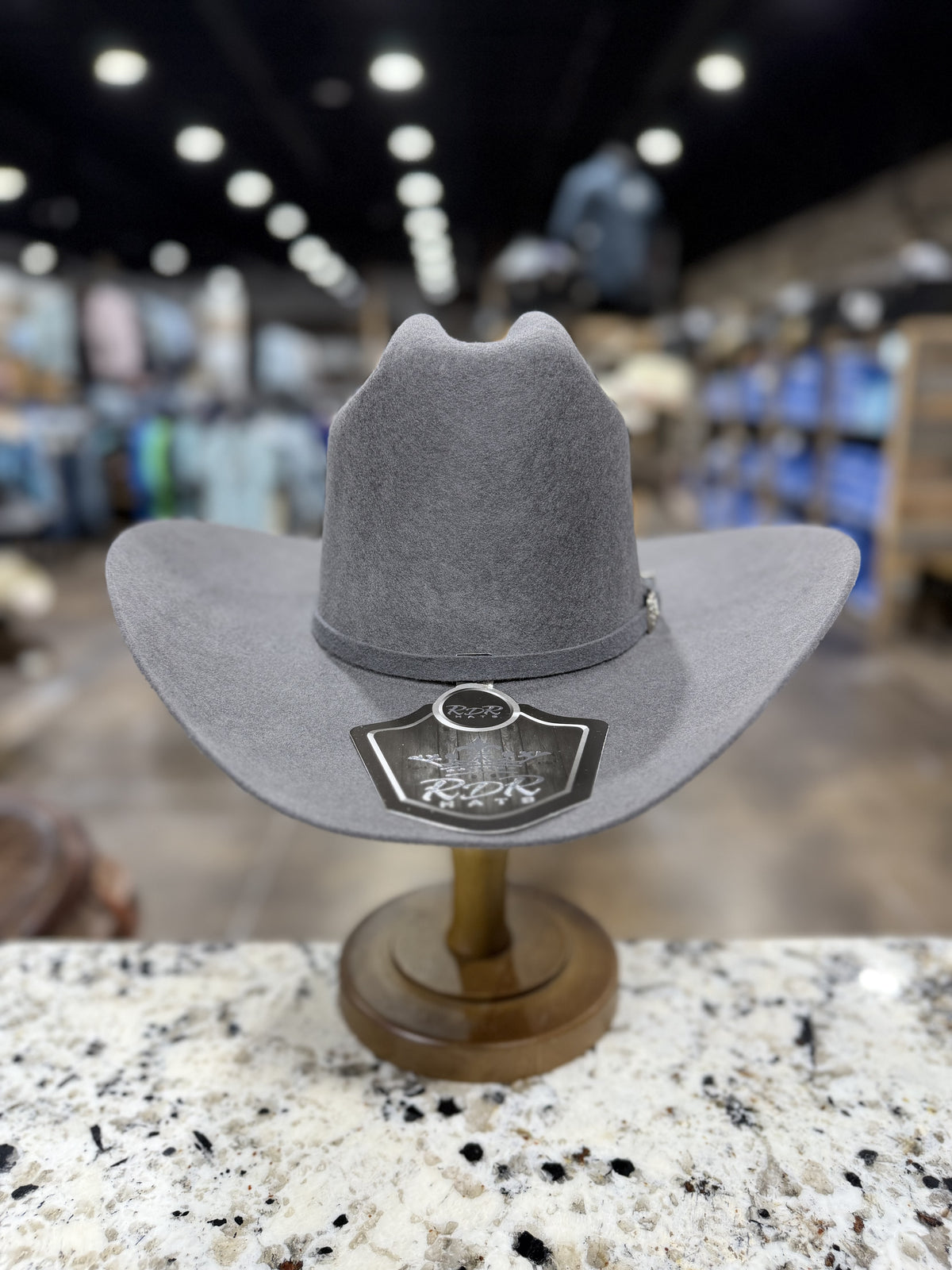 4XEP30 | RDR FELT 4X CHARCOAL EL PATRON 4 INCH BRIM