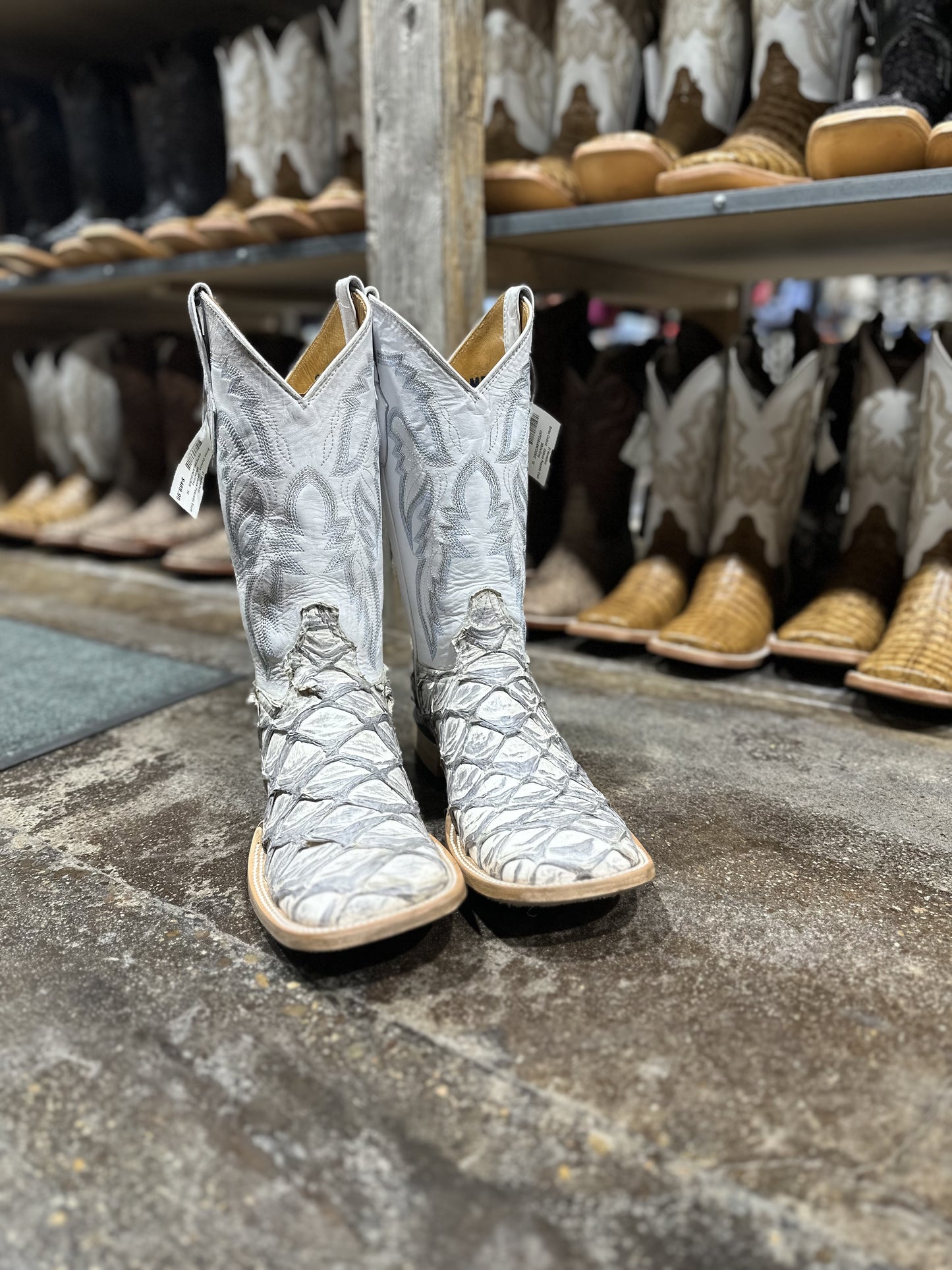 CADENA BIG BASS WHITE AND GREY RANCHERO TOE