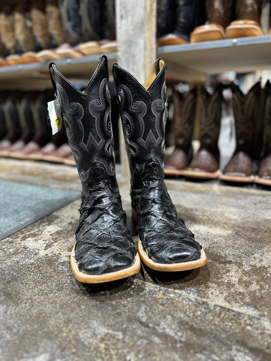 CADENA BIG BASS GLOSSY BLACK BOOTS