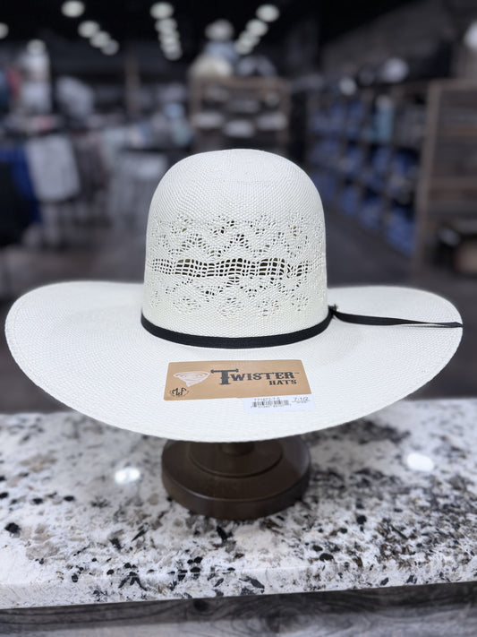 T71872 | TWISTER STRAW BANG OPEN CROWN 4 1/2 INCH BRIM