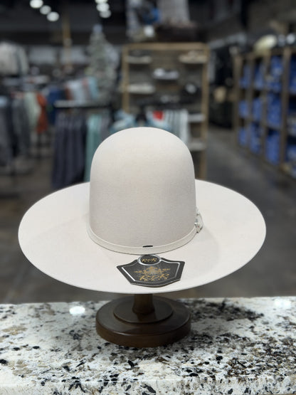 6XO50 | RDR FELT 6X SILVERBELLY OPEN CROWN 4 1/4 BRIM