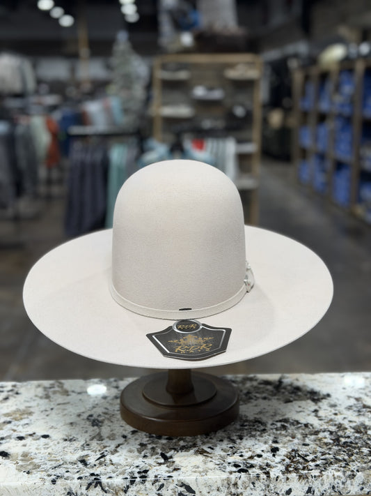 6XO50 | RDR FELT 6X SILVERBELLY OPEN CROWN 4 1/4 BRIM