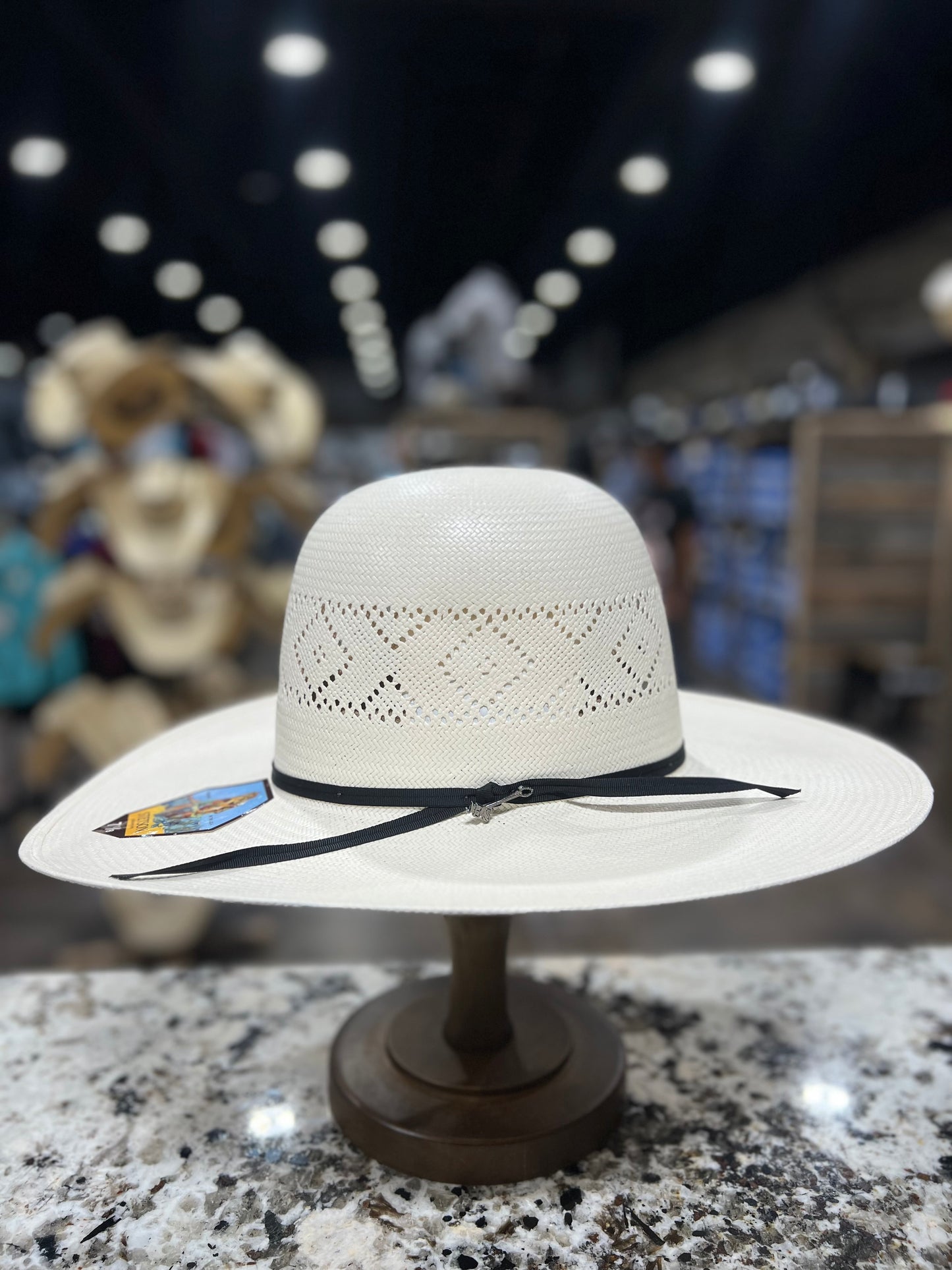 STETSON STRAW 10X SADDLEMAN OPEN CROWN