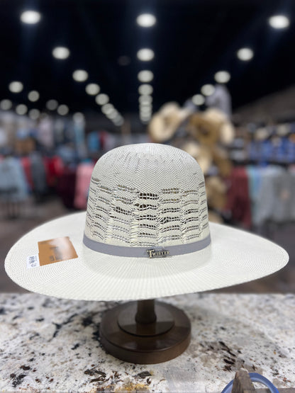 T71277 | TWISTER STRAW BANGORA OPEN CROWN 4 1/2 BRIM