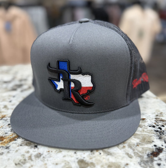 TEXAS RANCH FEDERAL CAP- GREY/BLACK