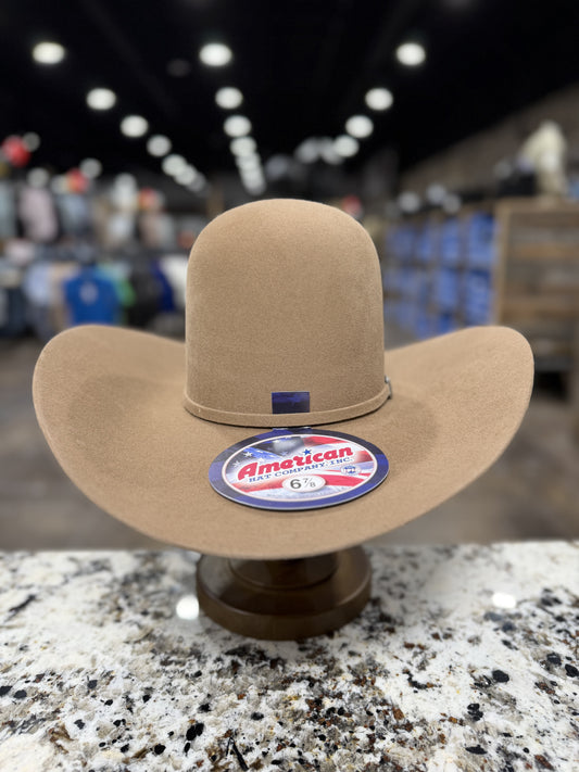 AMERICAN FELT 10X TUSCAN OPEN CROWN 4 1/2 INCH BRIM