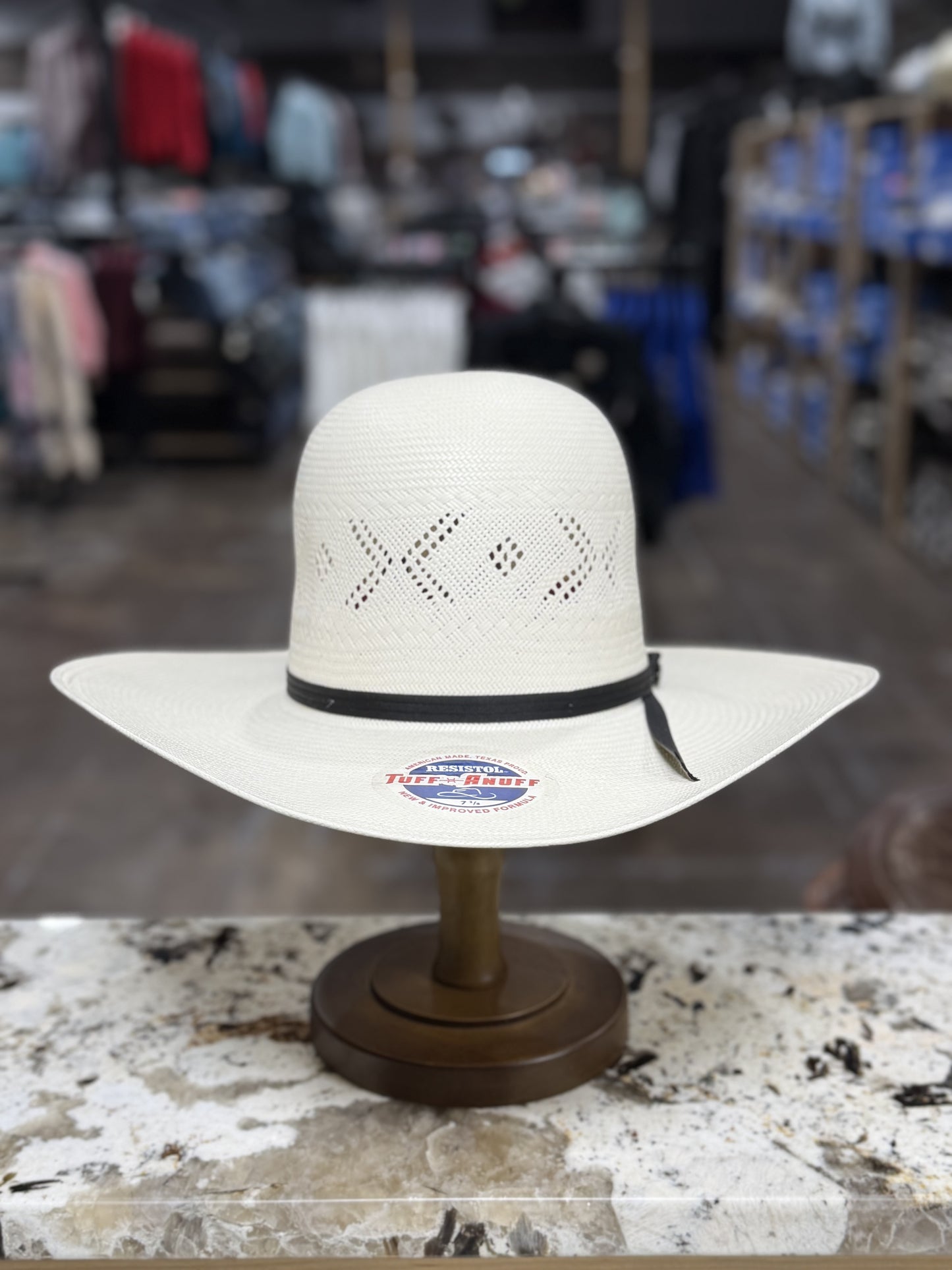 RESISTOL STRAW 20X REINS OPEN CROWN