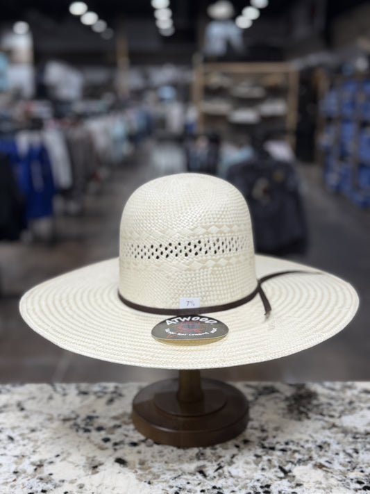 ATWOOD STRAW 100X PAXTON  4 3/4" BRIM OPEN CROWN