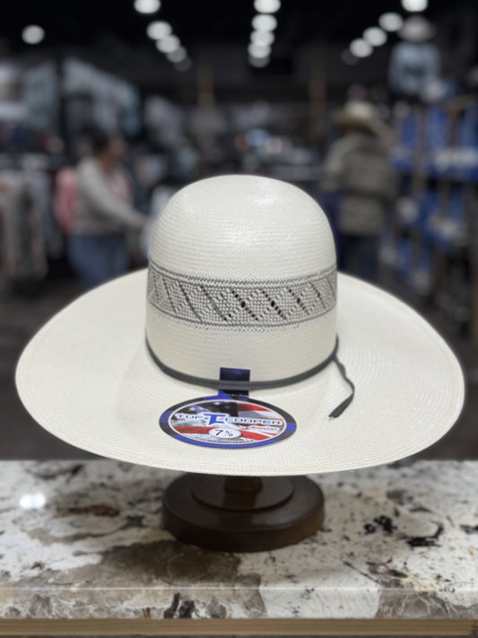 TC8840-2CSTEEL | AMERICAN STRAW HAT OPEN CROWN 4 1/2 INCH BRIM