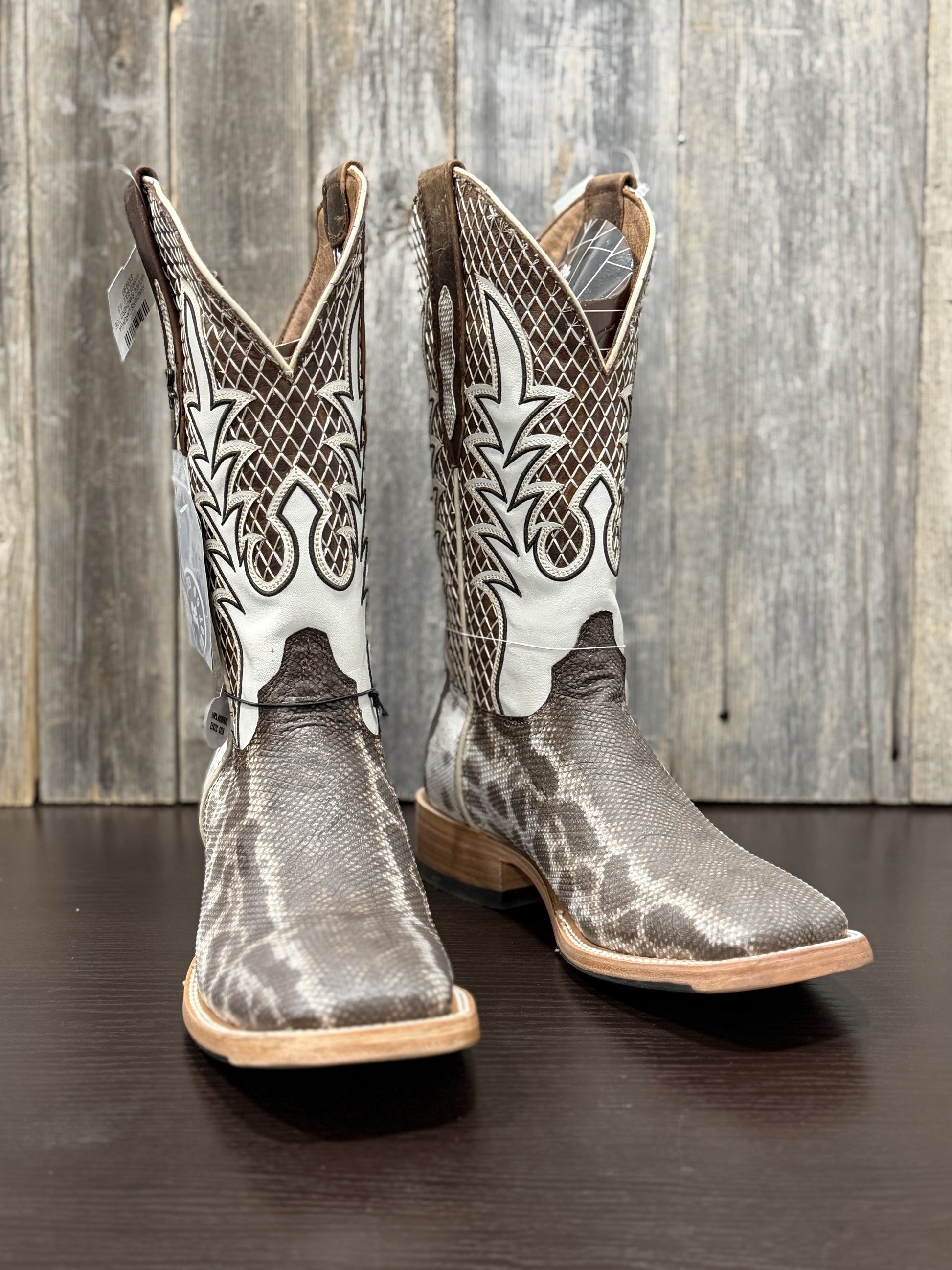 RANCHERS CARUNGA NATURAL RANCHER TOE HYBRID SOLE BROWN/WHITE TUBE