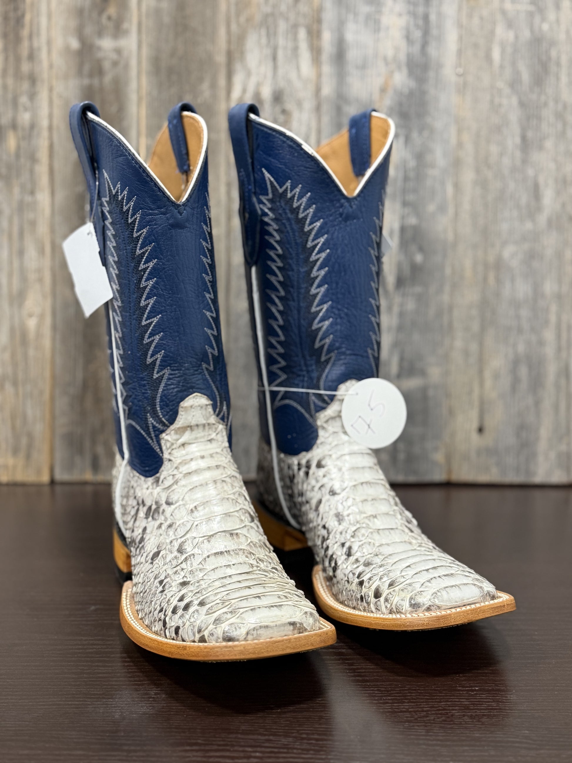 CADENA PYTHON NATURAL RANCHERO TOE NAVY TUBE