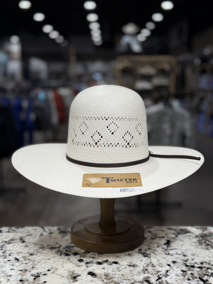 T73365 | TWISTER STRAW 30X OPEN CROWN 4 1/4 INCH BRIM