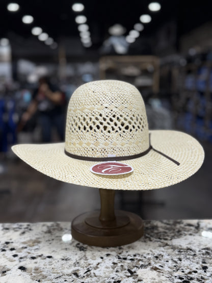 5485 | TACCHINO STRAW OPEN CROWN 4 1/4 INCH BRIM