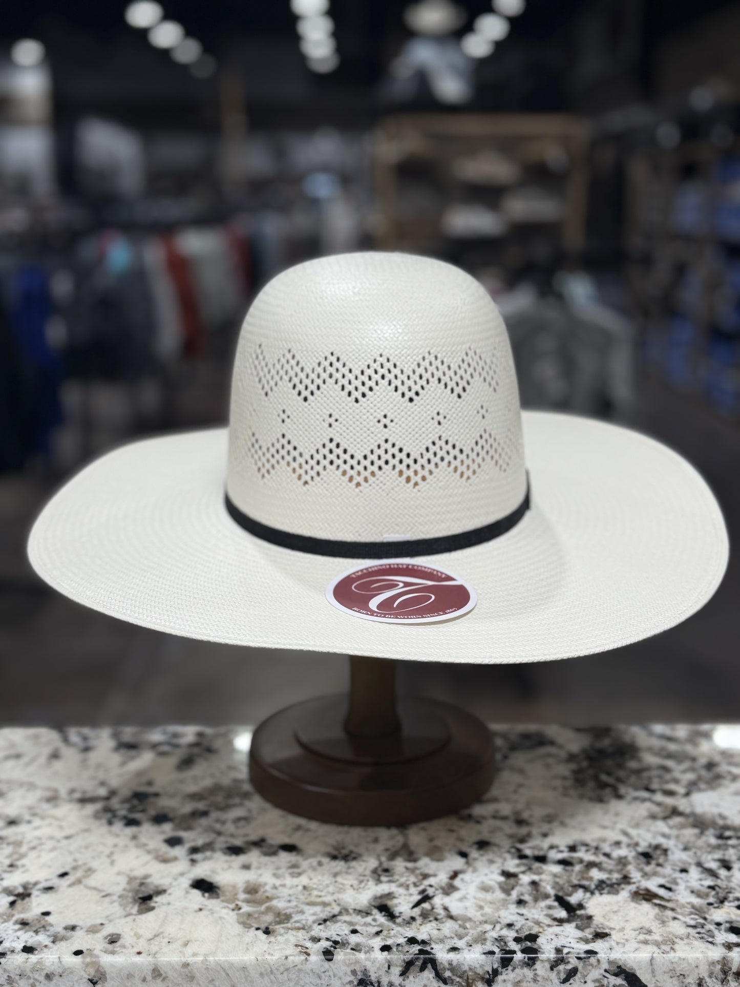 5502 | TACCHINO STRAW OPEN CROWN 4 1/2 INCH BRIM