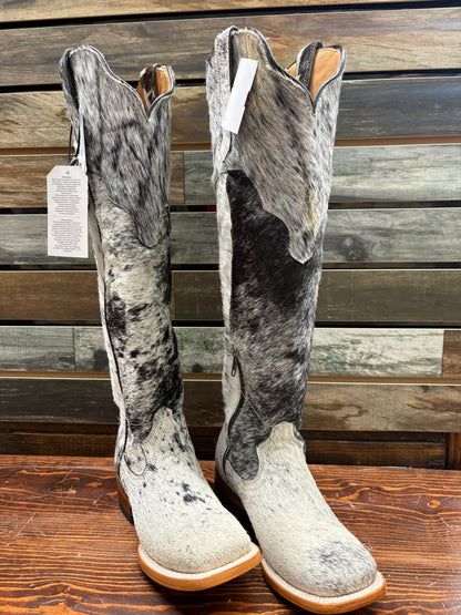 072-19  IRON RANCH WOMEN'S COWHIDE HIGH KNEE BOOTS