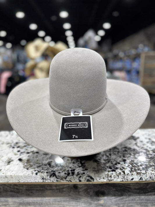 RODEO KING FELT 7X ASH OPEN CROWN