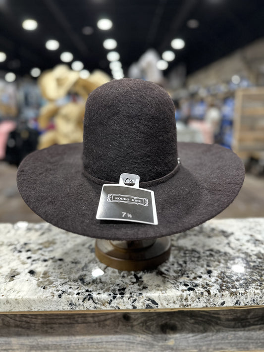 RODEO KING FELT 10X GRIZZLY | BLACK CHERRY OPEN CROWN