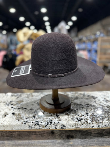 RODEO KING FELT 10X GRIZZLY | BLACK CHERRY OPEN CROWN