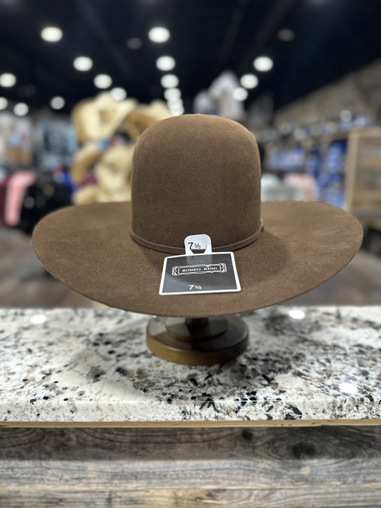 RODEO KING FELT 30X WHISKEY OPEN CROWN