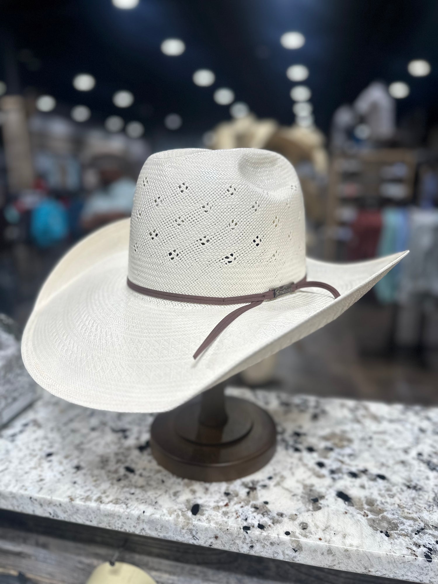 8120-2CCHOC | AMERICAN STRAWHAT OPEN CROWN 4 1/2 INCH BRIM