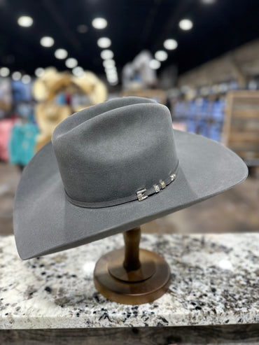 RESISTOL FELT 6X CHARCOAL LOGAN 4 1/4 INCH BRIM