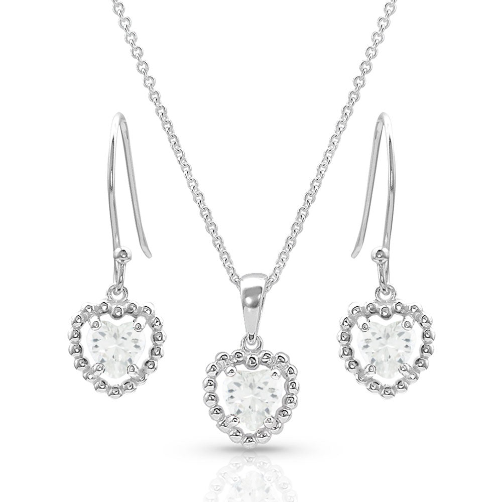 JS4653 | MONTANA SILVERSMITHS FROZEN HEART JEWELRY SET