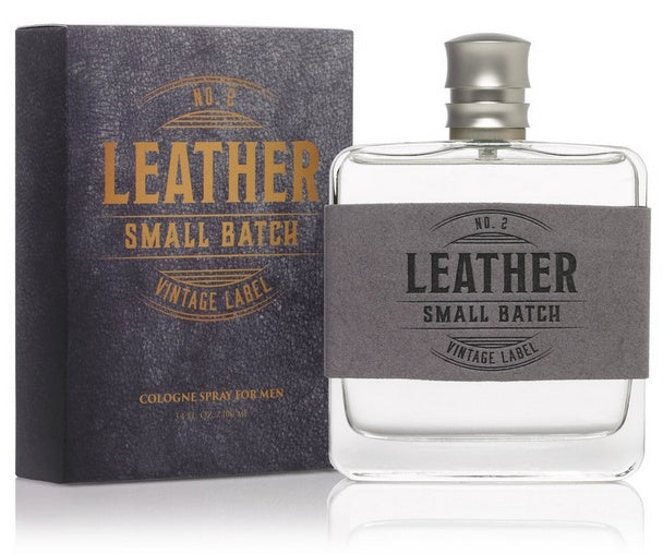 MEN'S NO. 2 LEATHER VINTAGE LABEL: SMALL BATCH COLOGNE