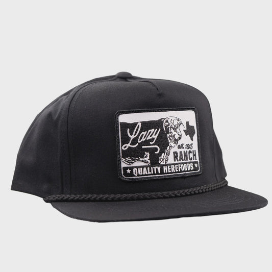 LAZY J RANCH BLACK LEGADO CLASSIC ROPE CAP