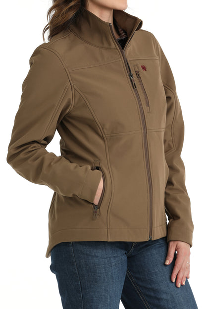 Women's Concealed Carry Bonded Jacket - Brown