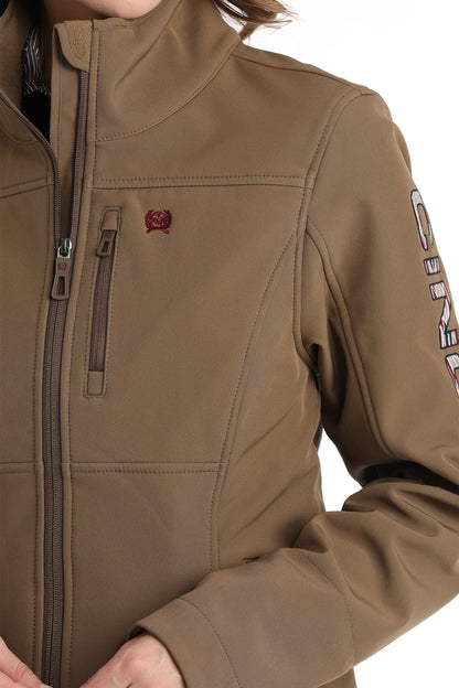 Women's Concealed Carry Bonded Jacket - Brown