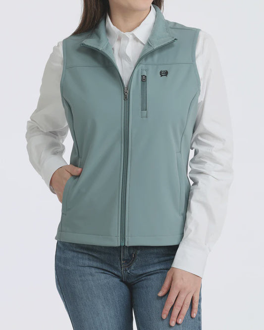 **FINAL SALE**MAV9922002 | CINCH WOMENS GREEN WINDPROOF VEST