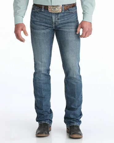 MB33136001 | CINCH MEN'S IAN SLIM FIT MEDIUM STONE INDIGO JEAN