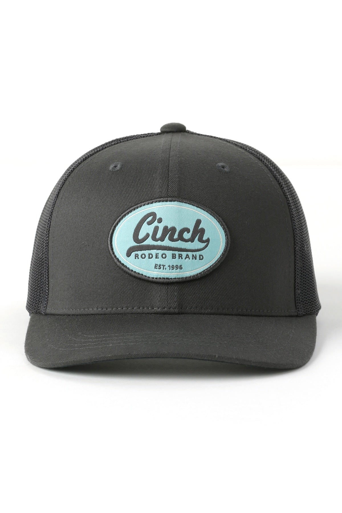 MCC0110013 | CINCH BLACK/BLUE LOGO TRUCKER CAP