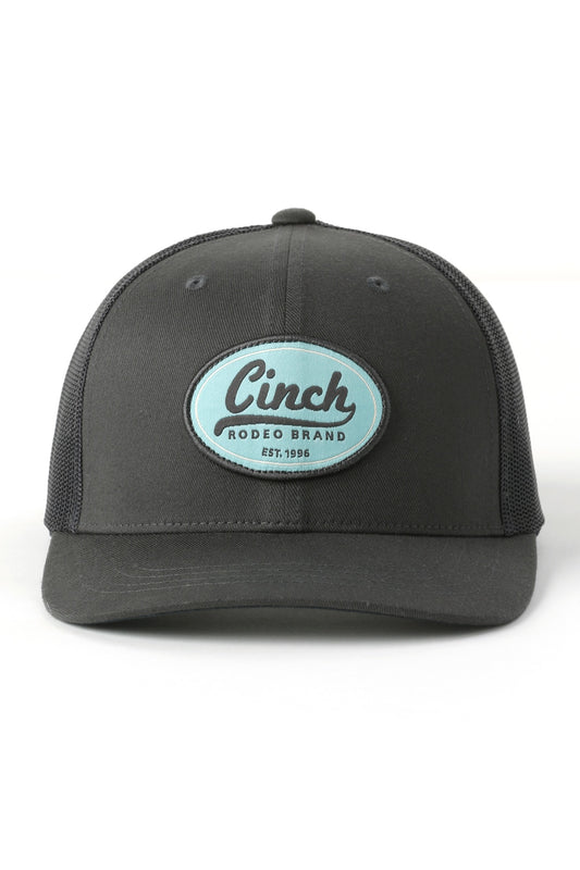 MCC0110013 | CINCH BLACK/BLUE LOGO TRUCKER CAP