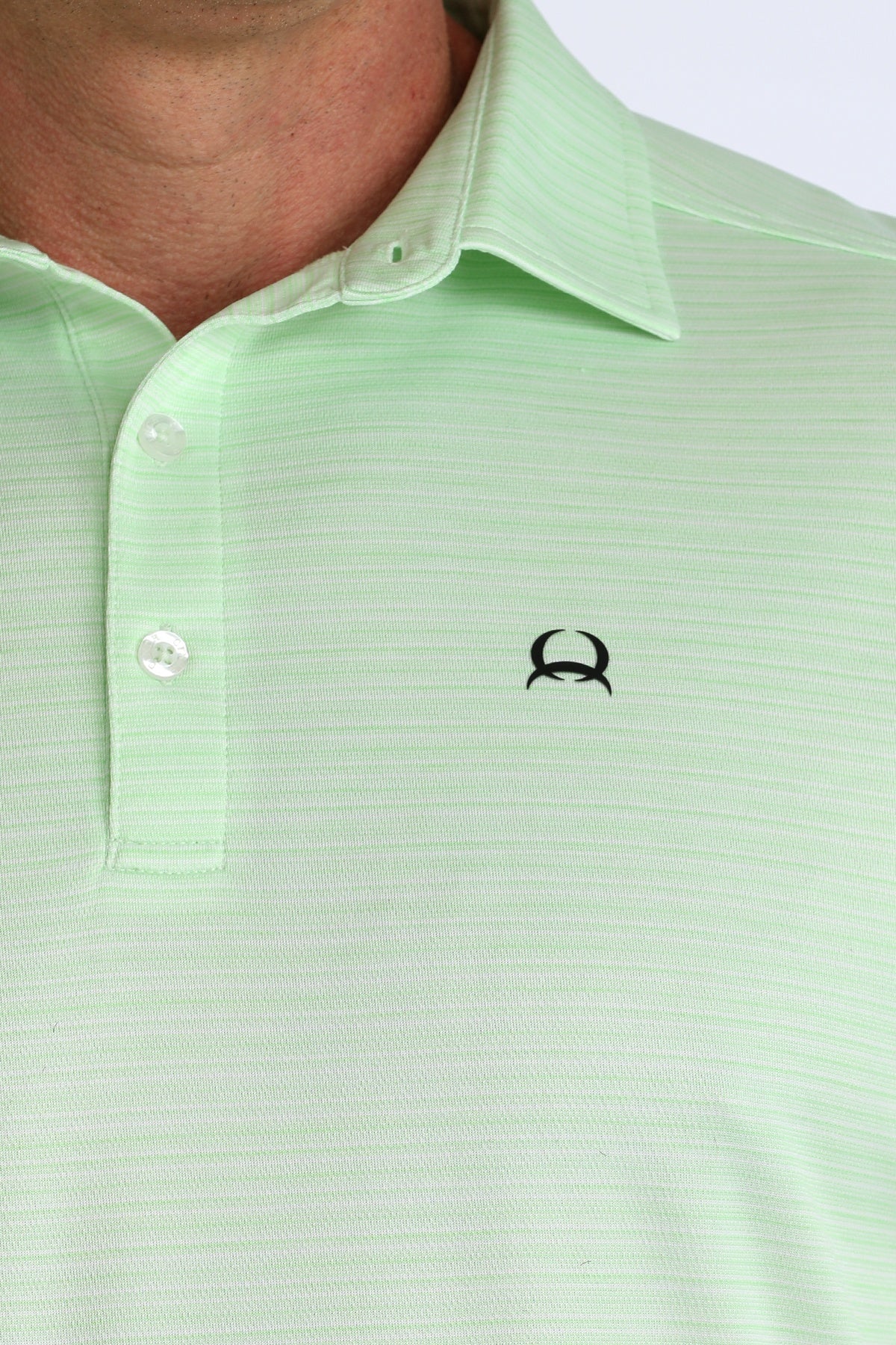 MTK1865042 | CINCH MEN'S SOLID GREEN ARENAFLEX POLO