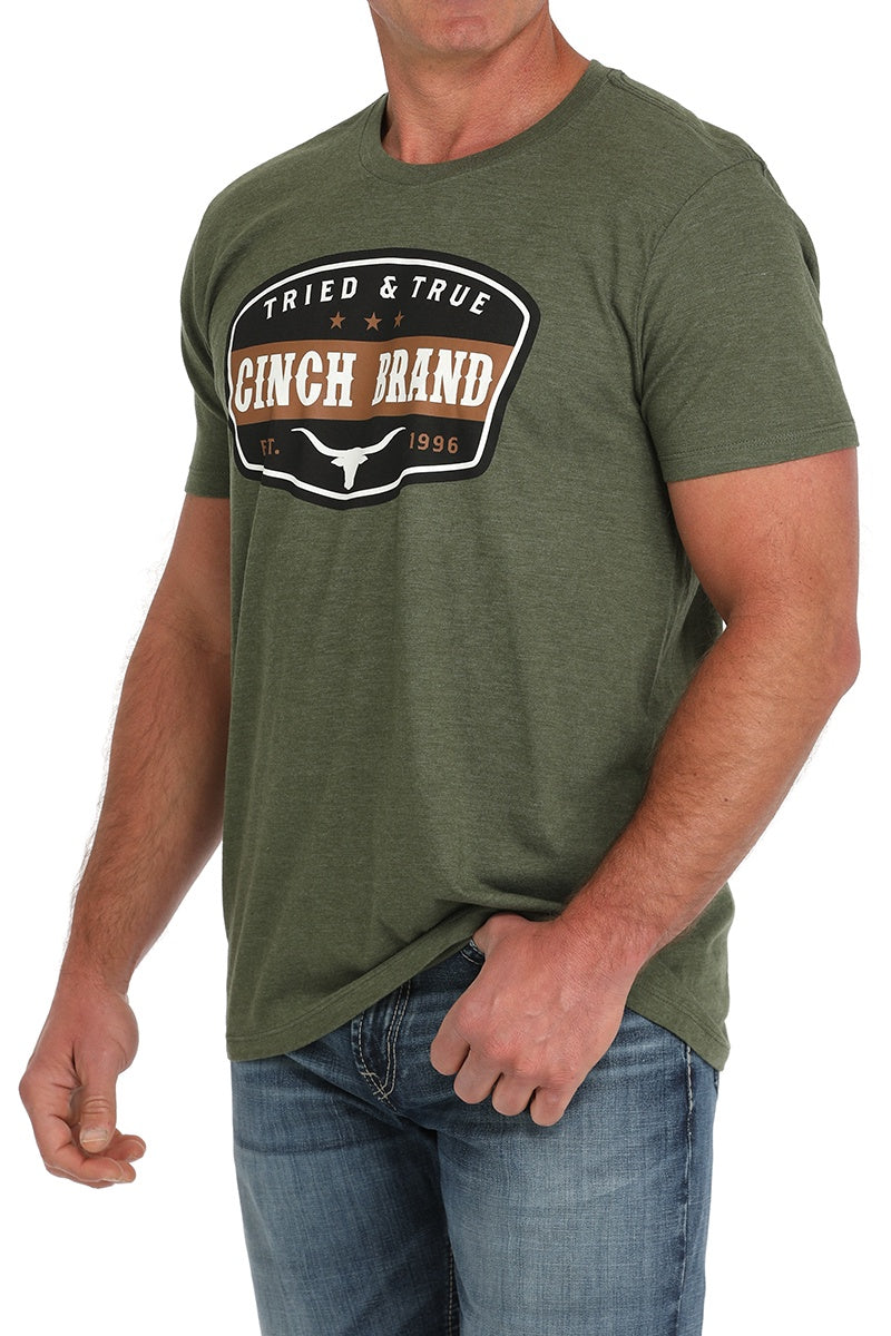 MTT1690672/ MEN'S TRIED&TRUE OLIVE S/S T-SHIRT