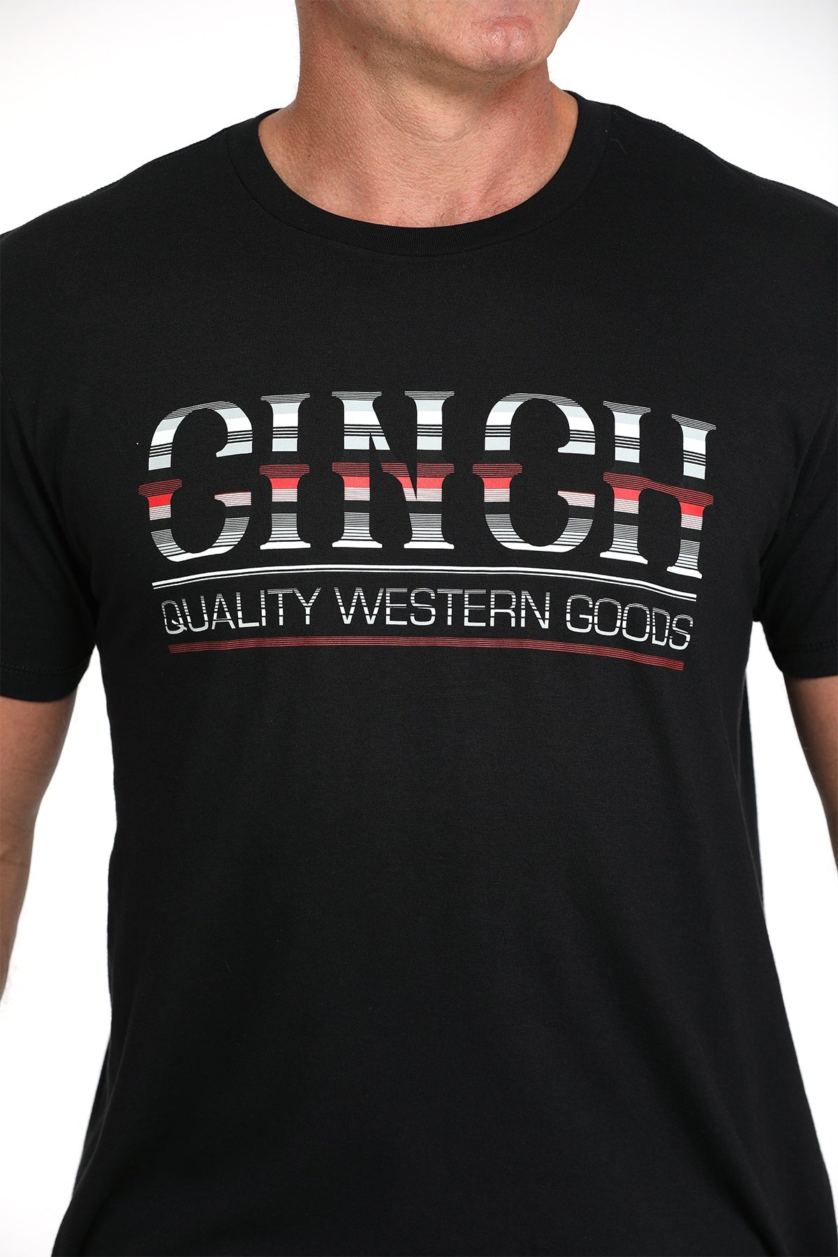 MTT1690697 | CINCH MEN'S BLACK FRONT LOG S/S T-SHIRT