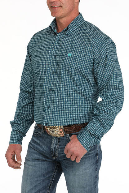 MTW1105898 | CINCH MENS GEO PRINT BUTTON UP