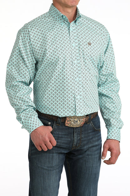 MTW1106060 | CINCH MENS BLUE LS BD SHIRT