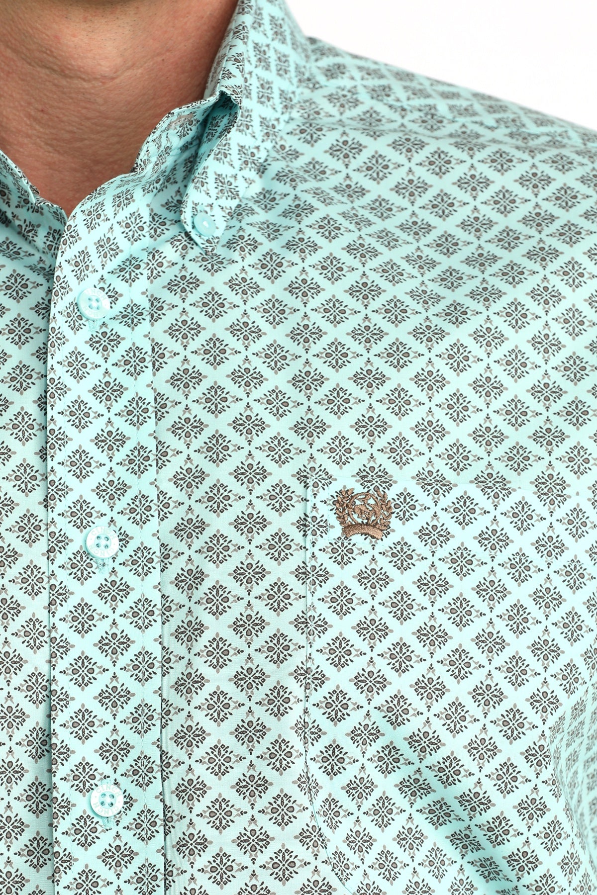 MTW1106060 | CINCH MENS BLUE LS BD SHIRT