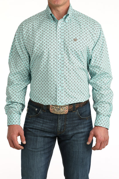 MTW1106060 | CINCH MENS BLUE LS BD SHIRT