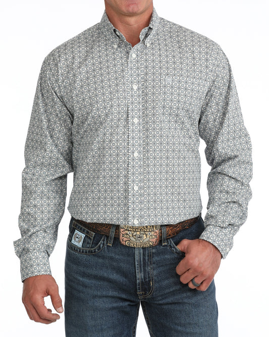 MTW1106155 | CINCH MENS L/S GEOMETRIC BUTTON UP