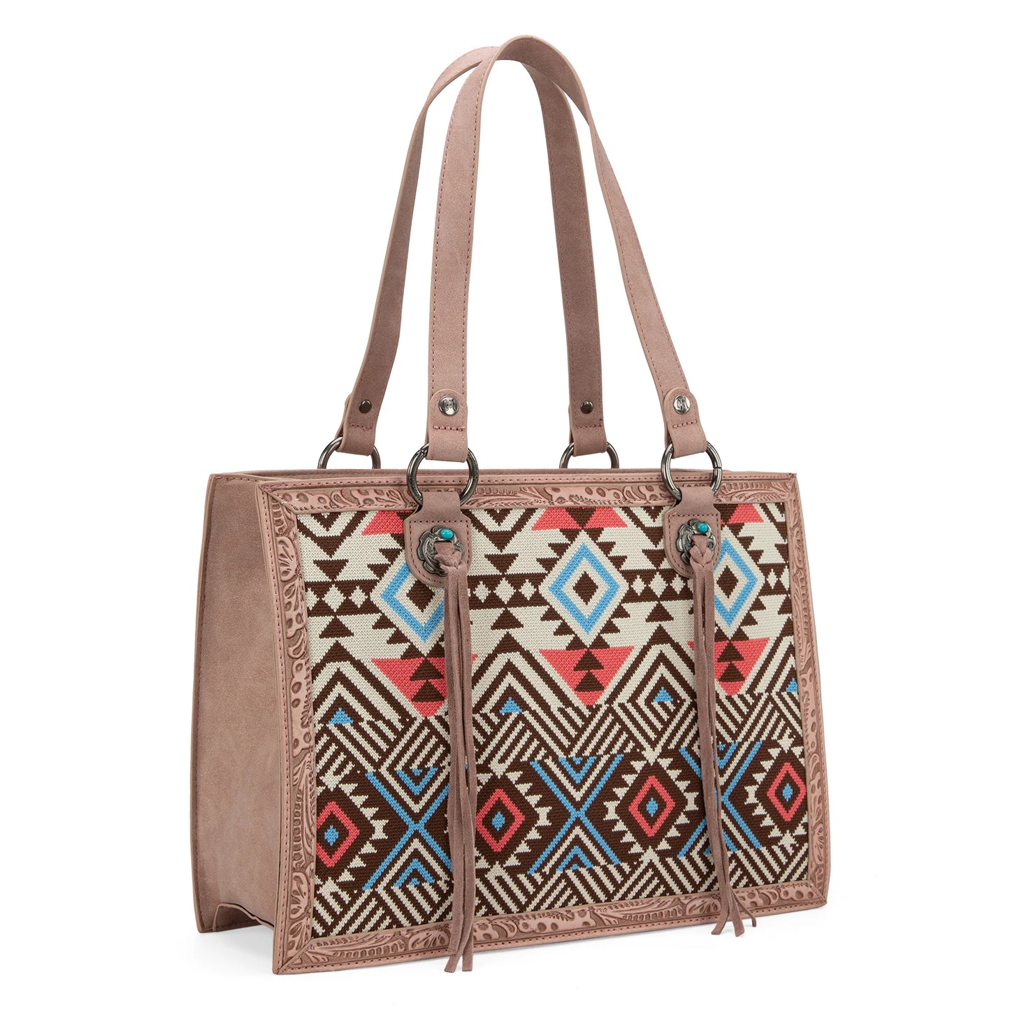 Montana West Aztec Tapestry Concealed Carry Tote