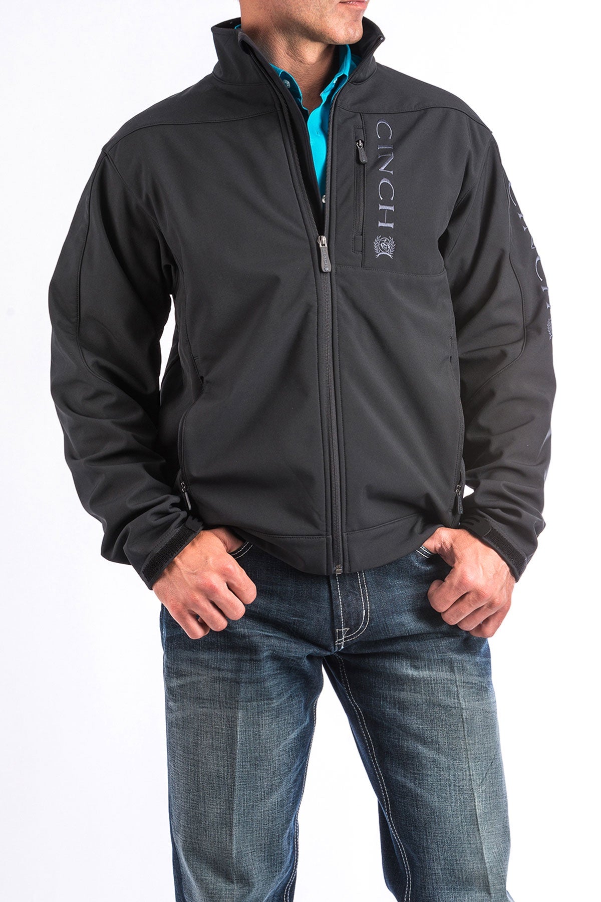 MWJ1009000 | CINCH MENS BLACK BONDED JACKET