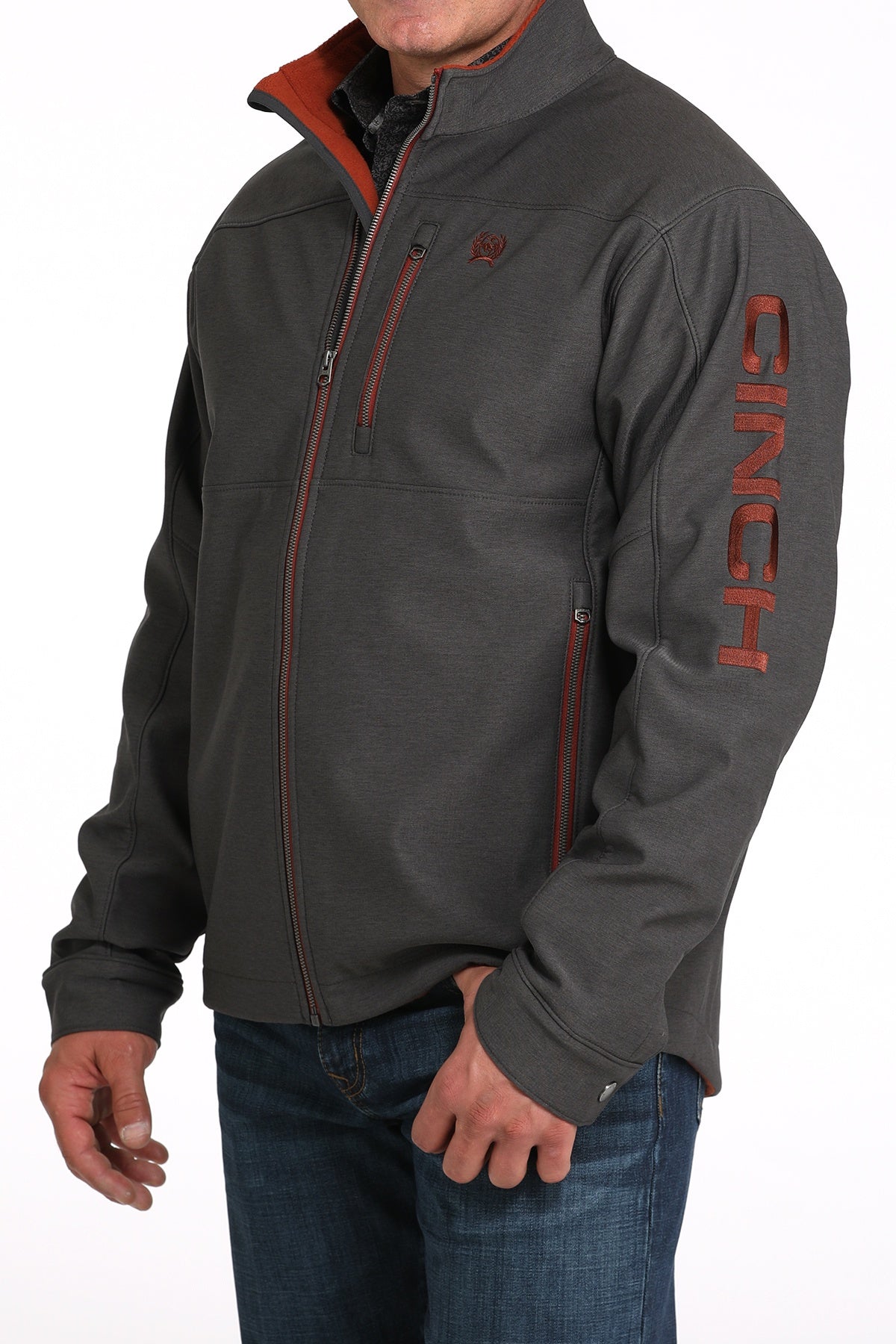 MWJ1583010 | CINCH MENS CHARCOAL BONDED JACKET
