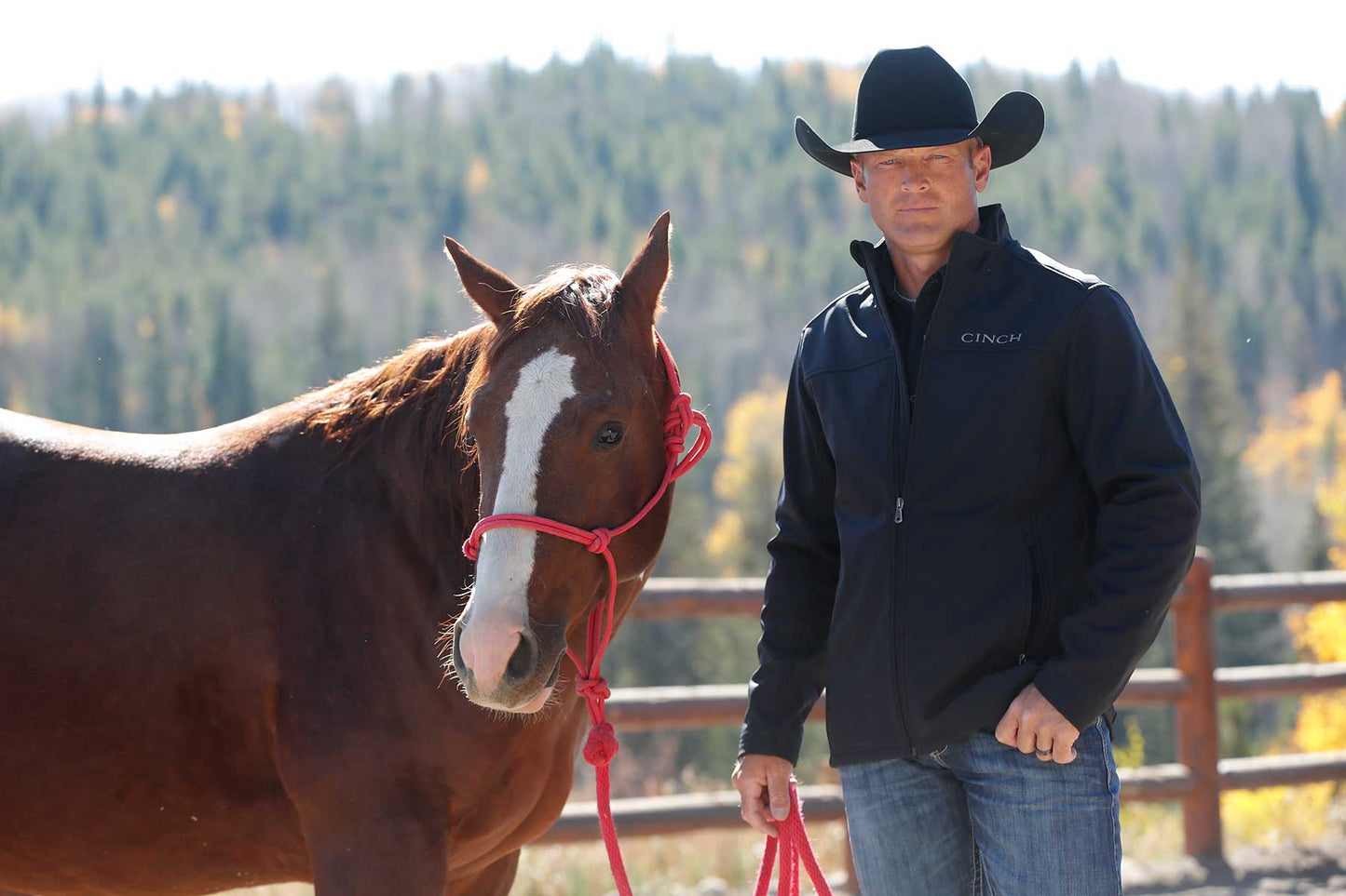 MWJ1924001 | CINCH MENS BLACK BONDED WINDPROOF JACKET