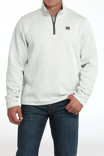 MWK1080018 | CINCH MEN'S GRAY 1/4 ZIPUP PULLOVER SWEATER